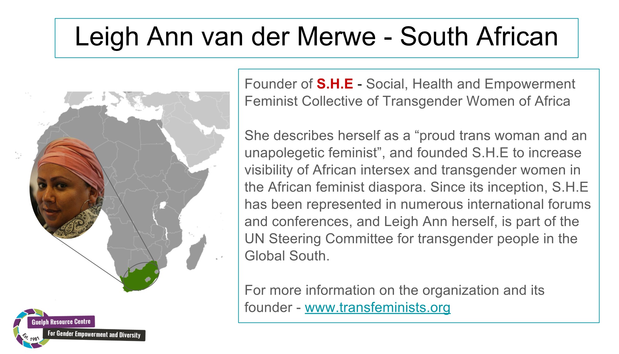 South African Trans Activist